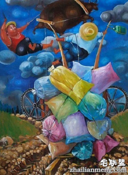 一个画了30年画的农民,以前没卖出去现在大爆发,成中国毕加索(1)