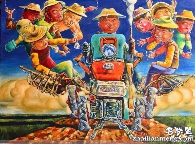 一个画了30年画的农民,以前没卖出去现在大爆发,成中国毕加索(4)