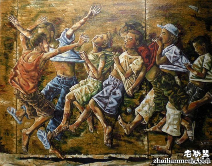 一个画了30年画的农民,以前没卖出去现在大爆发,成中国毕加索(2)