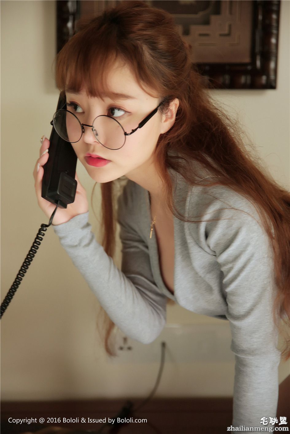 [波萝社] 图片高清萝莉小美女柳侑绮比基尼爆乳精品套图 VOL.113第3张