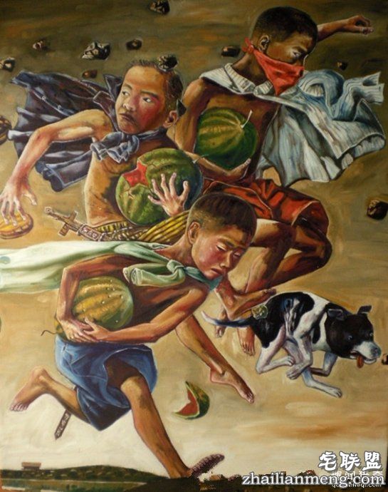 一个画了30年画的农民,以前没卖出去现在大爆发,成中国毕加索(4)