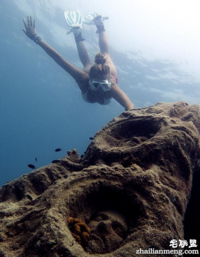 潜水员在海底发现神秘人脸,当场被吓坏!没想到真相让人感慨不已!