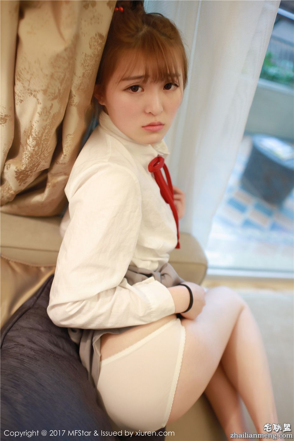 [模范学院] 萌萌哒美女伊小七MoMo私房制服写真 Vol.098第9张