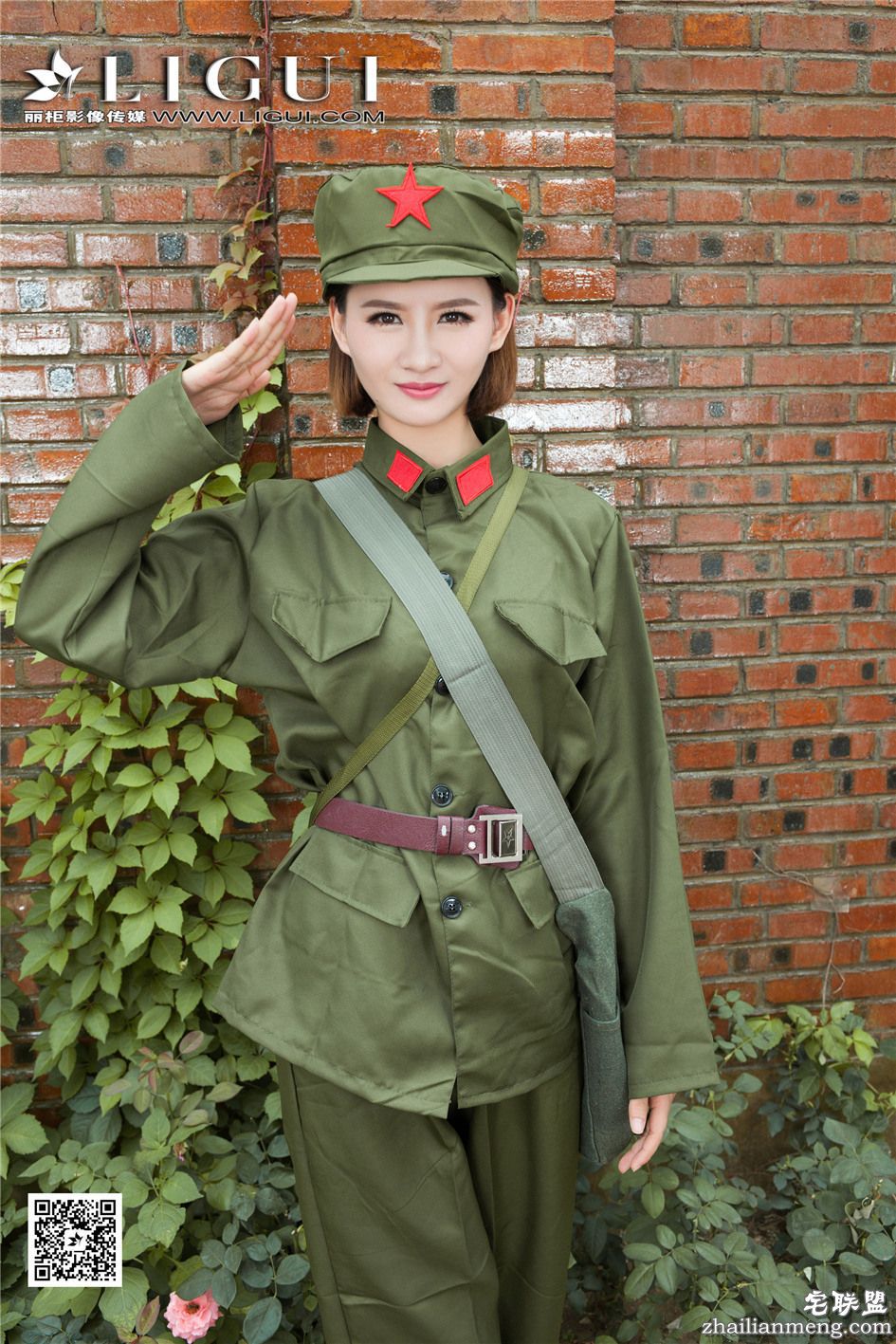 [丽柜] 红军美女AMY制服个性写真 第316期第2张