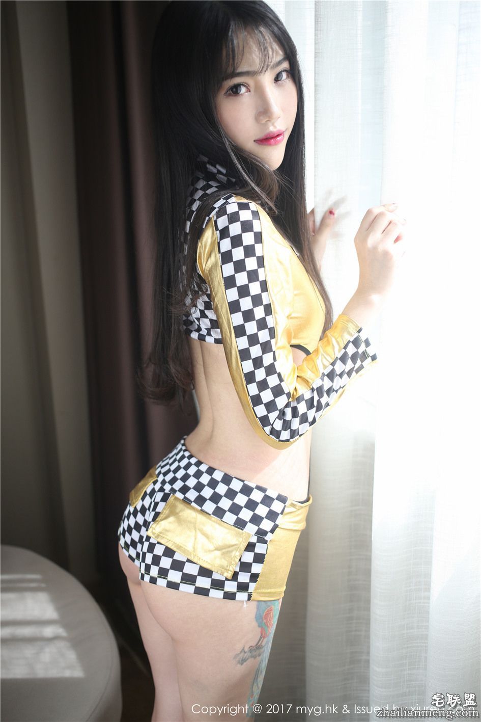 [美媛馆] 赛车女郎杨洁linda制服写真照 Vol.283第9张