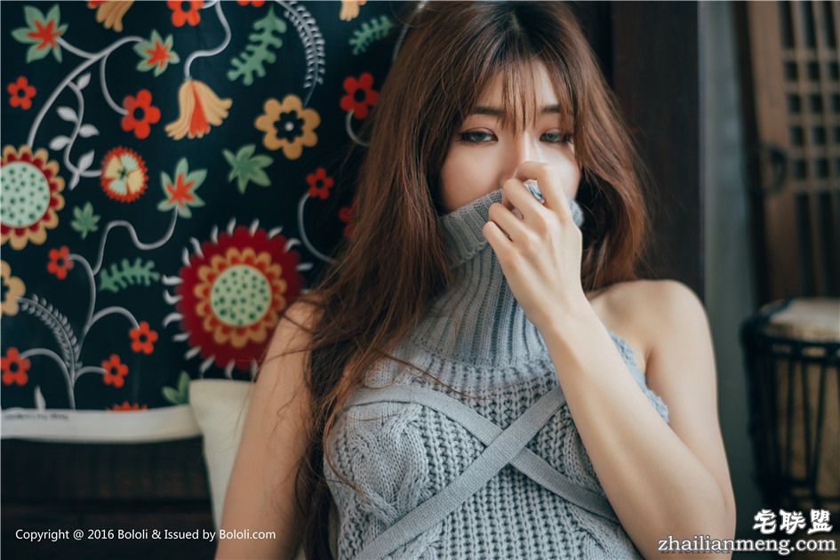 [波萝社] 美女kbora勾魂眼神美腿秀写真 VOL.137第6张