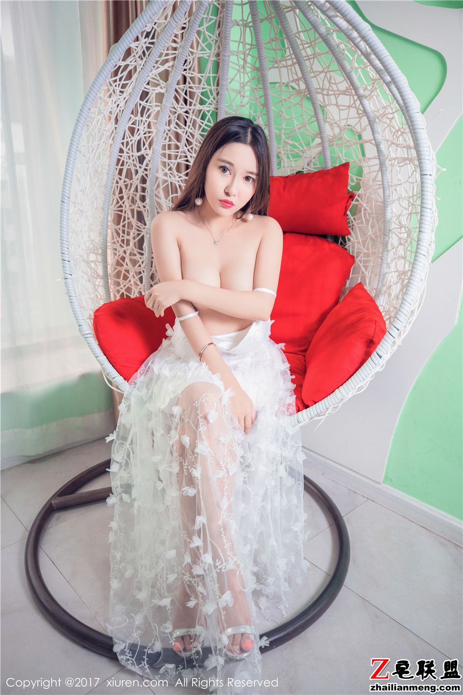 [秀人网] 性感婚纱美女李梓熙大胆西西人人体魅惑图片 第732期第9张