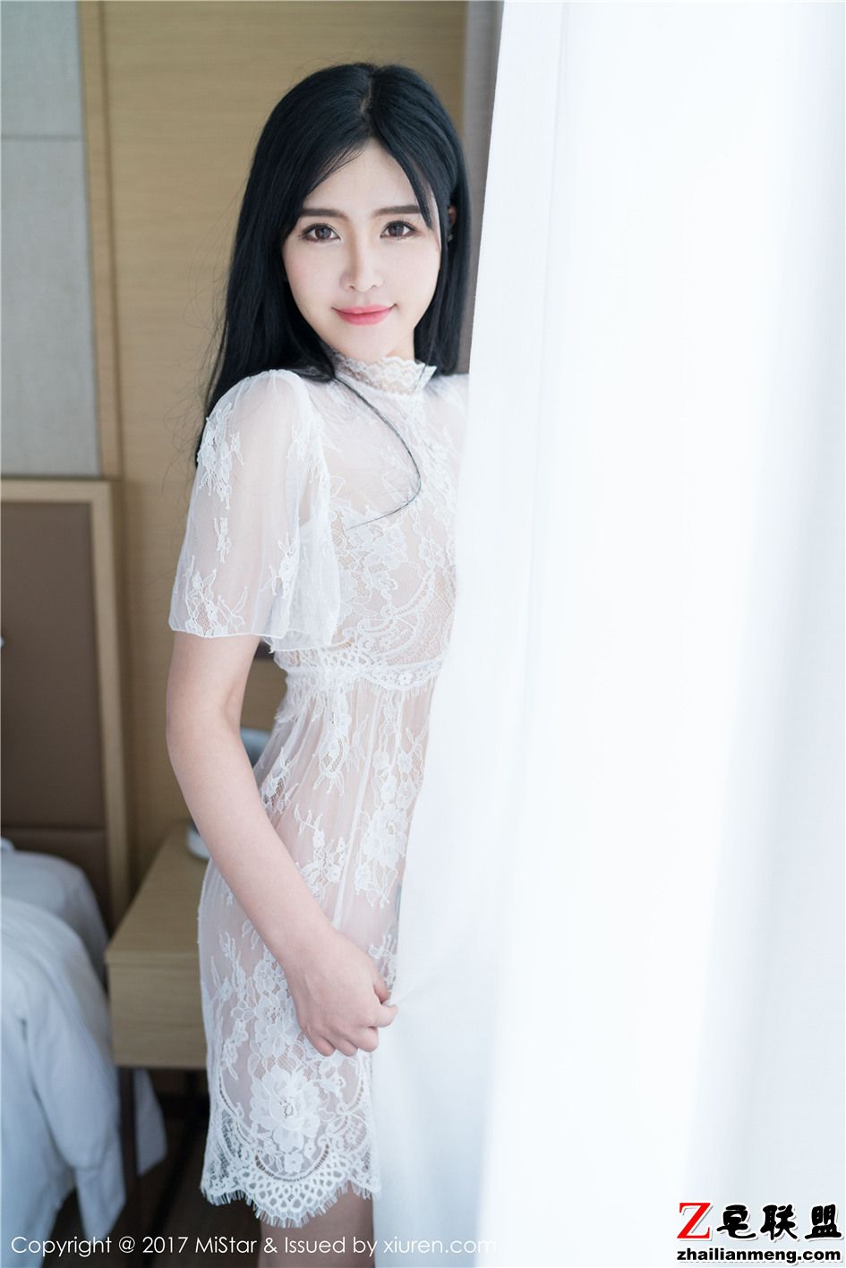 [魅妍社] 大胸美女刘钰儿蕾丝透视连衣裙写真 VOL.179第8张