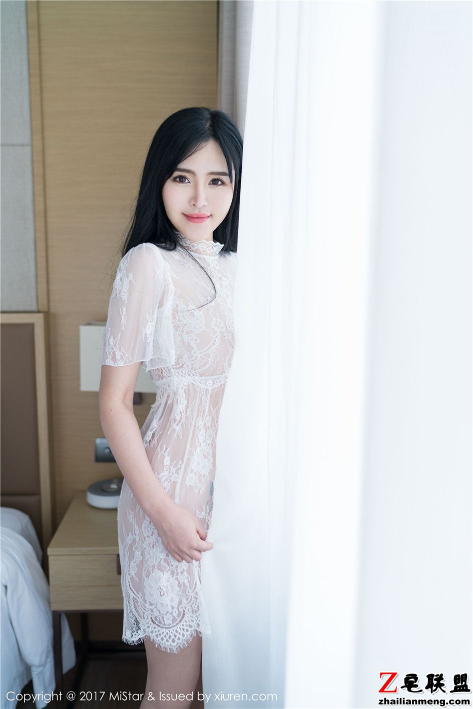 [魅妍社] 大胸美女刘钰儿蕾丝透视连衣裙写真 VOL.179第9张