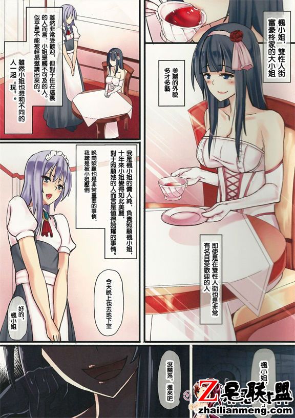 日本邪恶少女漫画之お  と使用人