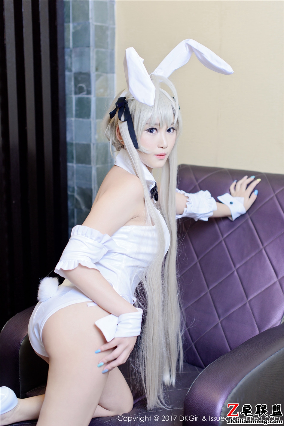 [御女郎] 白色兔女郎cos美女萌宝儿BoA高清套图 Vol.036第7张