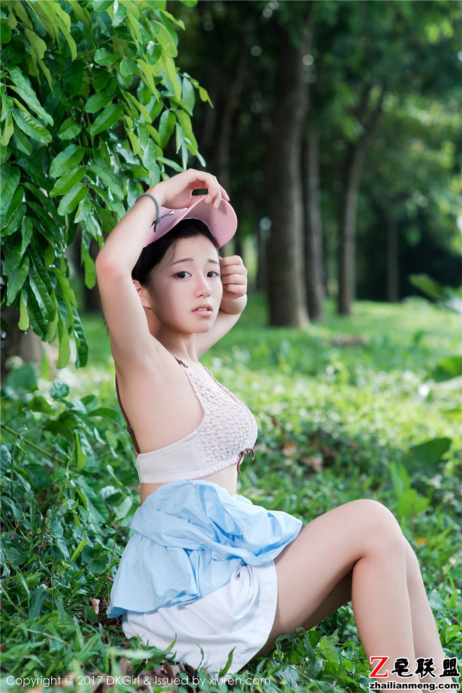 [御女郎] 粉红色鸭舌帽美女仓井优香外景高清摄影图片 Vol.039第4张