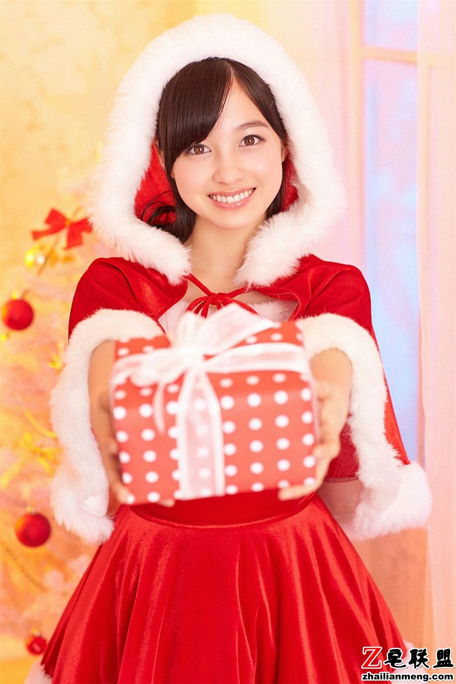 可爱日本美女桥本环奈圣诞主题高清私房照图片第3张