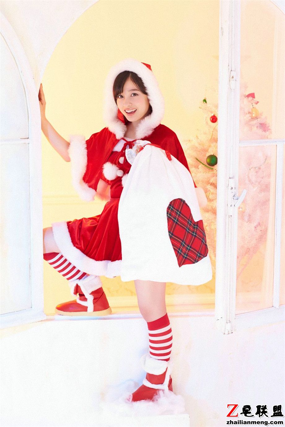 可爱日本美女桥本环奈圣诞主题高清私房照图片第4张