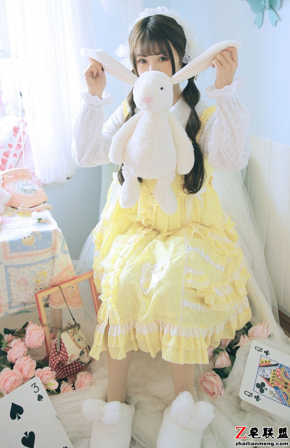 森林系日式美女俏皮马尾辫甜美阳光唯美小清新写真