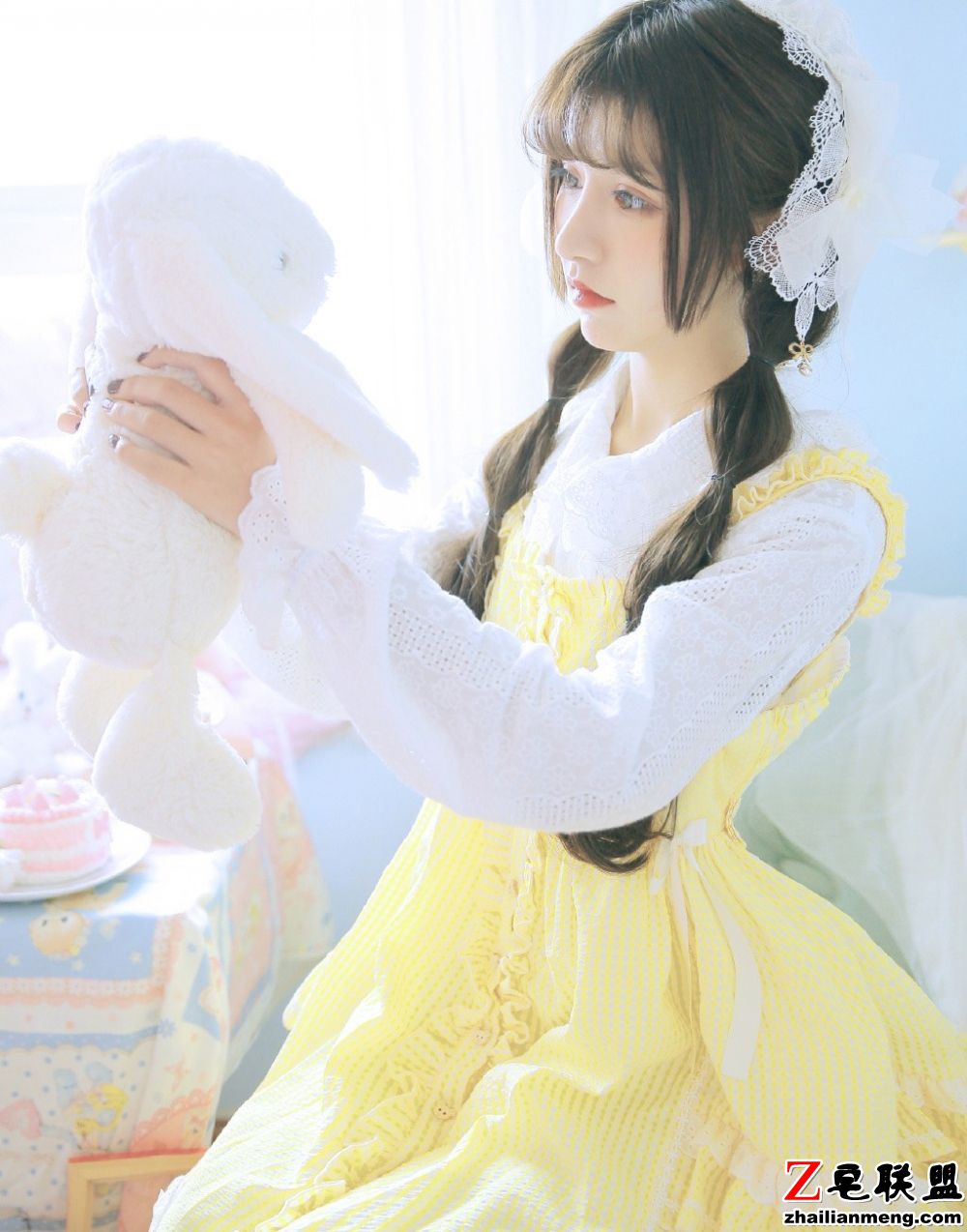 森林系日式美女俏皮马尾辫甜美阳光唯美小清新写真