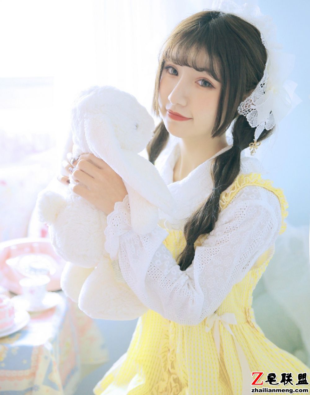 森林系日式美女俏皮马尾辫甜美阳光唯美小清新写真