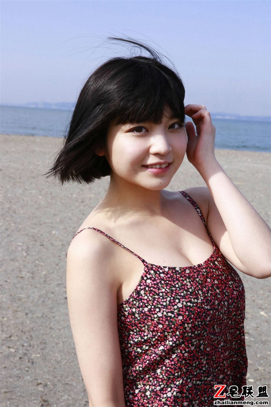 可爱90后短发日本<a href=/e/tags/?tagname=%E7%BE%8E%E5%A5%B3 target=_blank class=infotextkey>美女</a>根本凪图片第1张