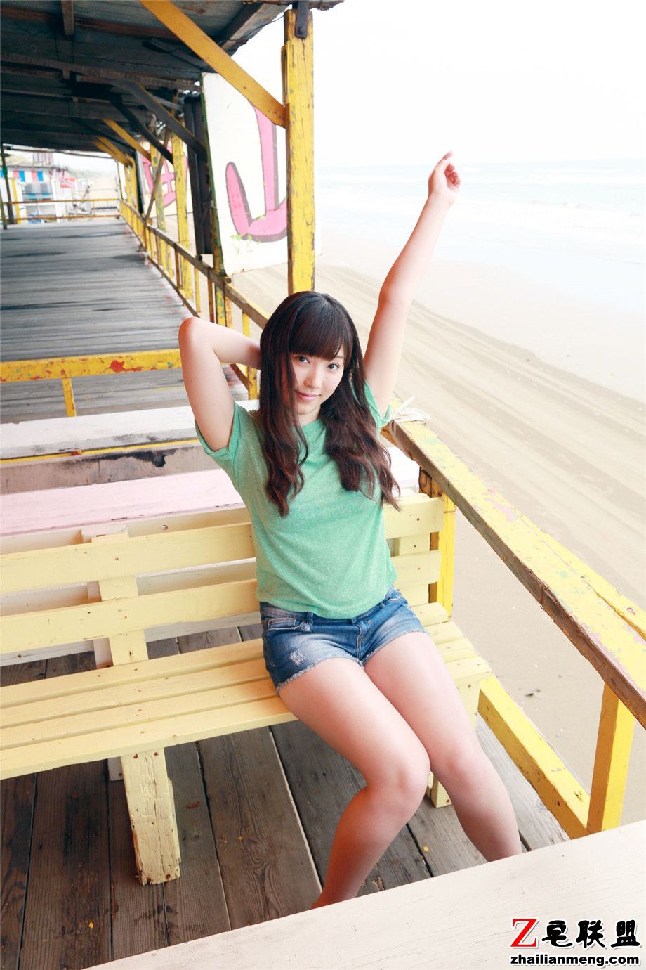 清纯长发日本美女久谱村圣写真图片第4张