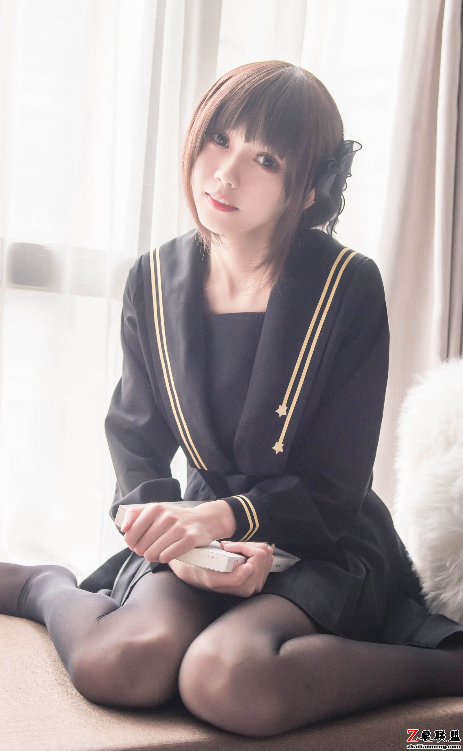 [Coser美女] 小妖精你的负卿 - 窗台制服 写真套图第10张
