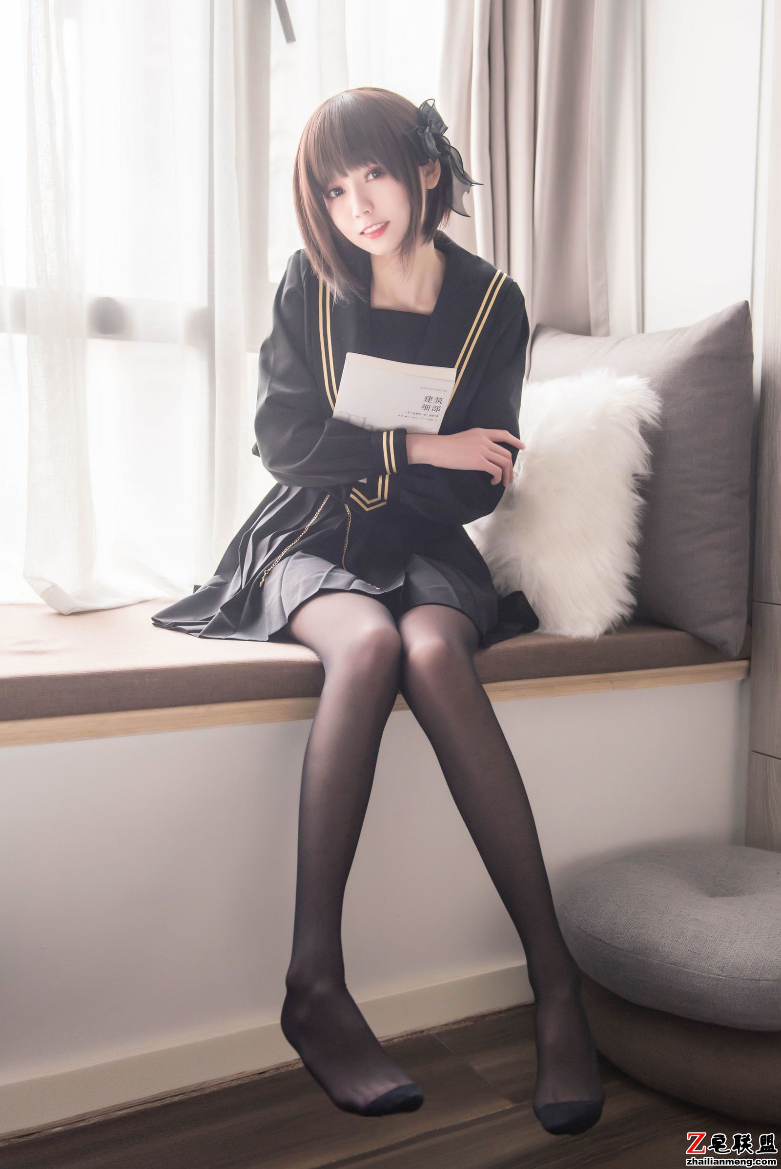 [Coser美女] 小妖精你的负卿 - 窗台制服 写真套图第7张
