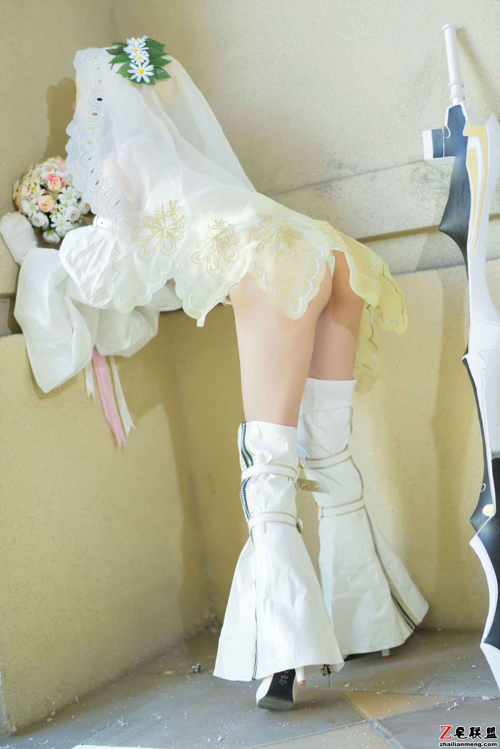 [CosPlay美女] Nagesa魔物女 - 白衣骑士 <a href=/e/tags/?tagname=%E5%86%99%E7%9C%9F%E5%A5%97%E5%9B%BE target=_blank class=infotextkey>写真套图</a>第2张