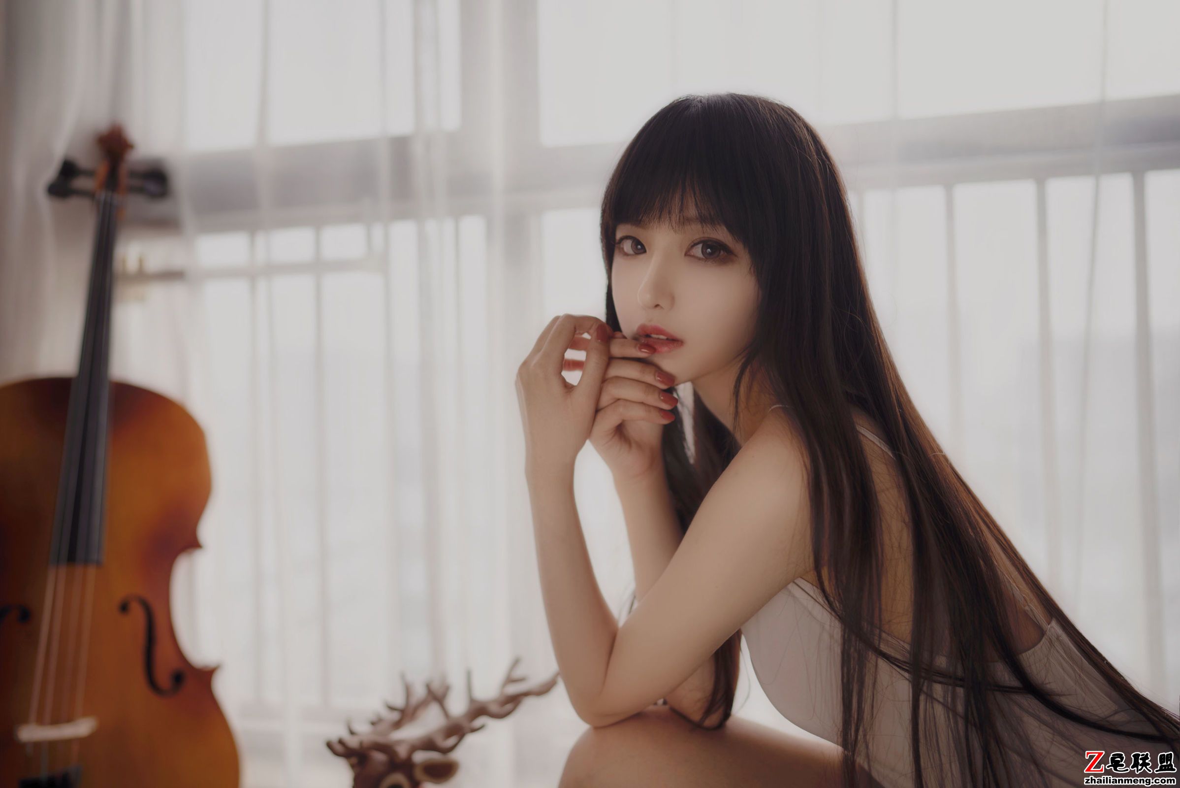 [CosPlay美女] Shika小鹿鹿 - 长发姑娘 写真套图第9张