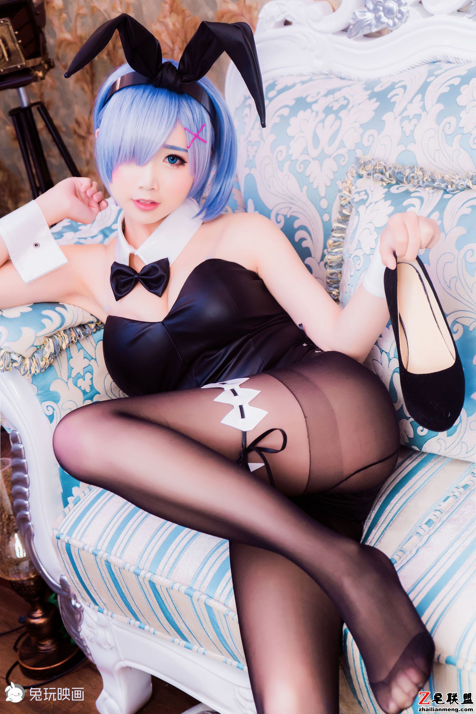 [CosPlay美女] 面饼仙儿 - 兔女郎 写真套图第8张