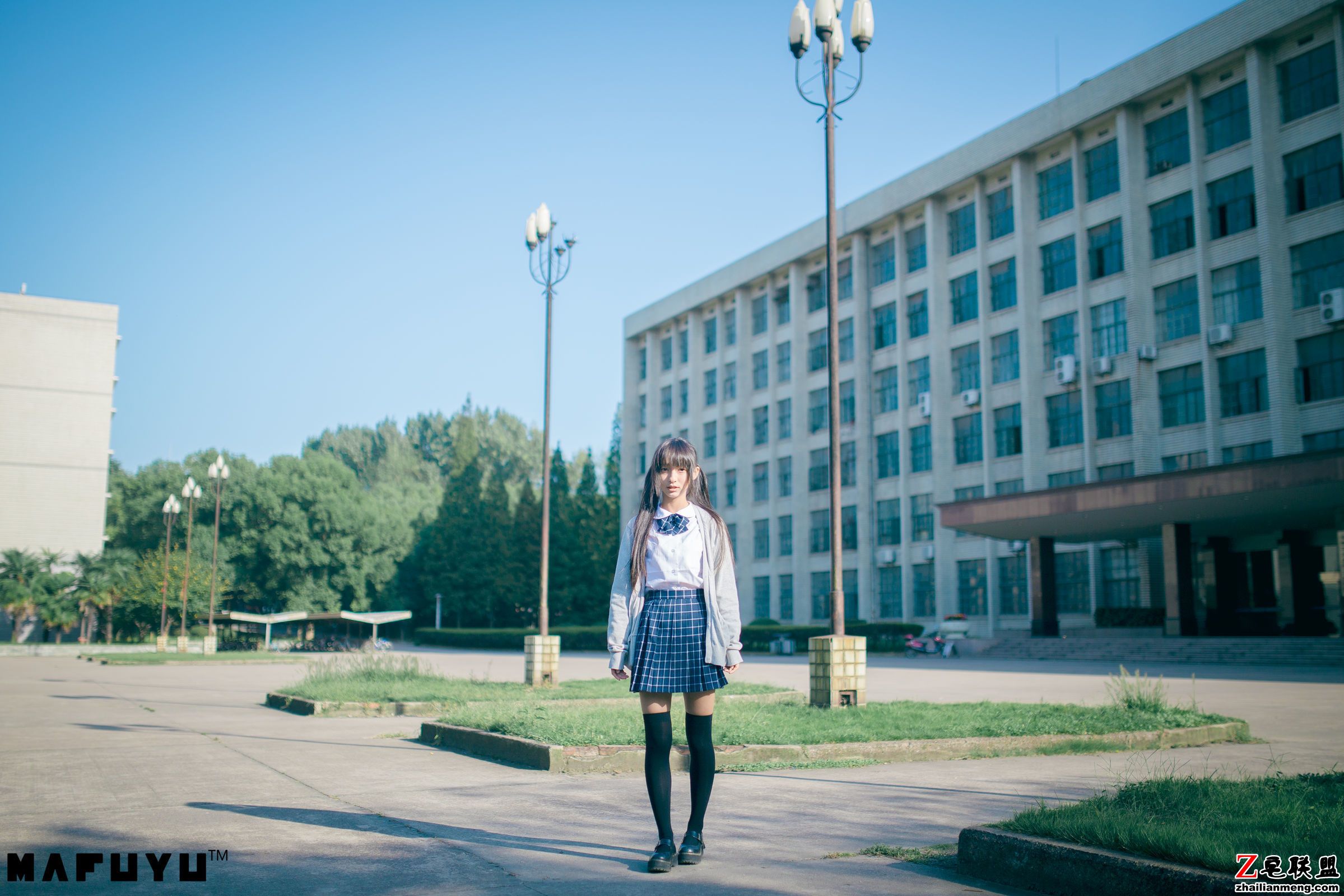 [CosPlay美女] 萝莉神楽板真冬 - 阳光校服系列 写真套图第9张