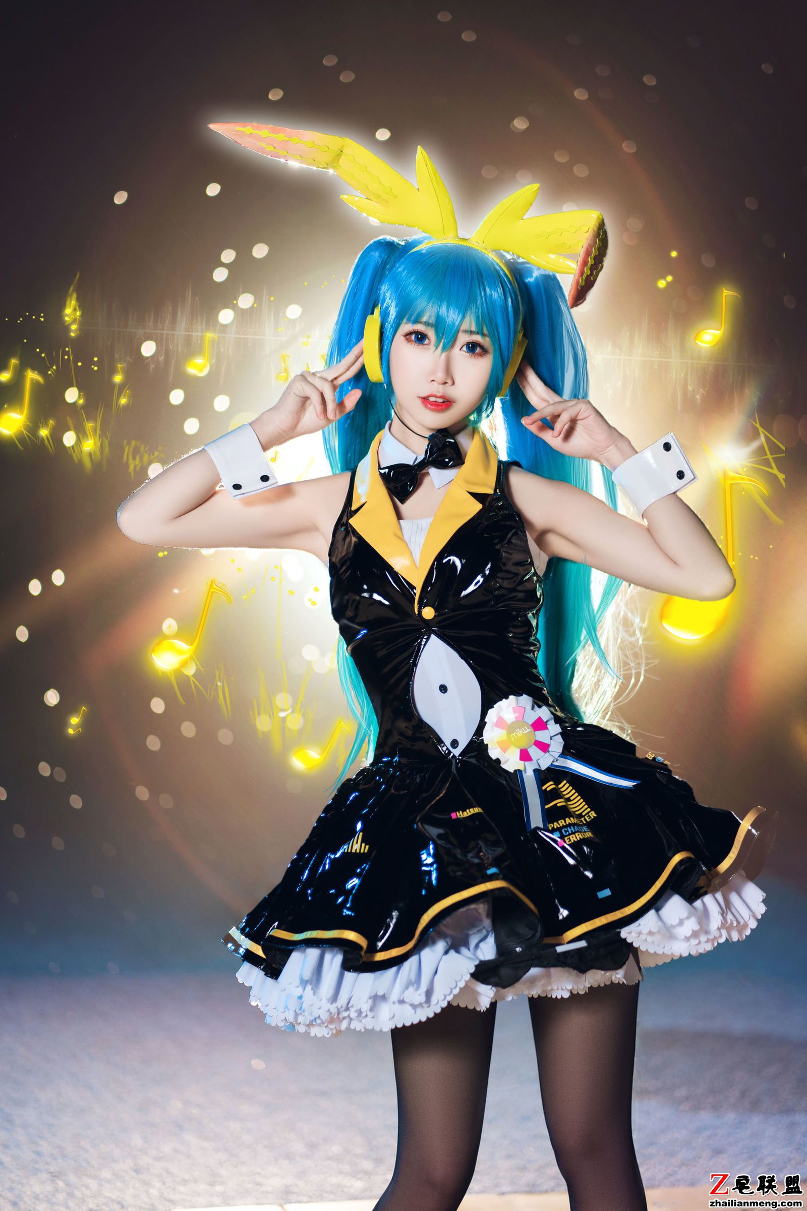 [CosPlay美女] 面饼仙儿 - 初音Miku <a href=/e/tags/?tagname=%E5%86%99%E7%9C%9F%E5%A5%97%E5%9B%BE target=_blank class=infotextkey>写真套图</a>第2张