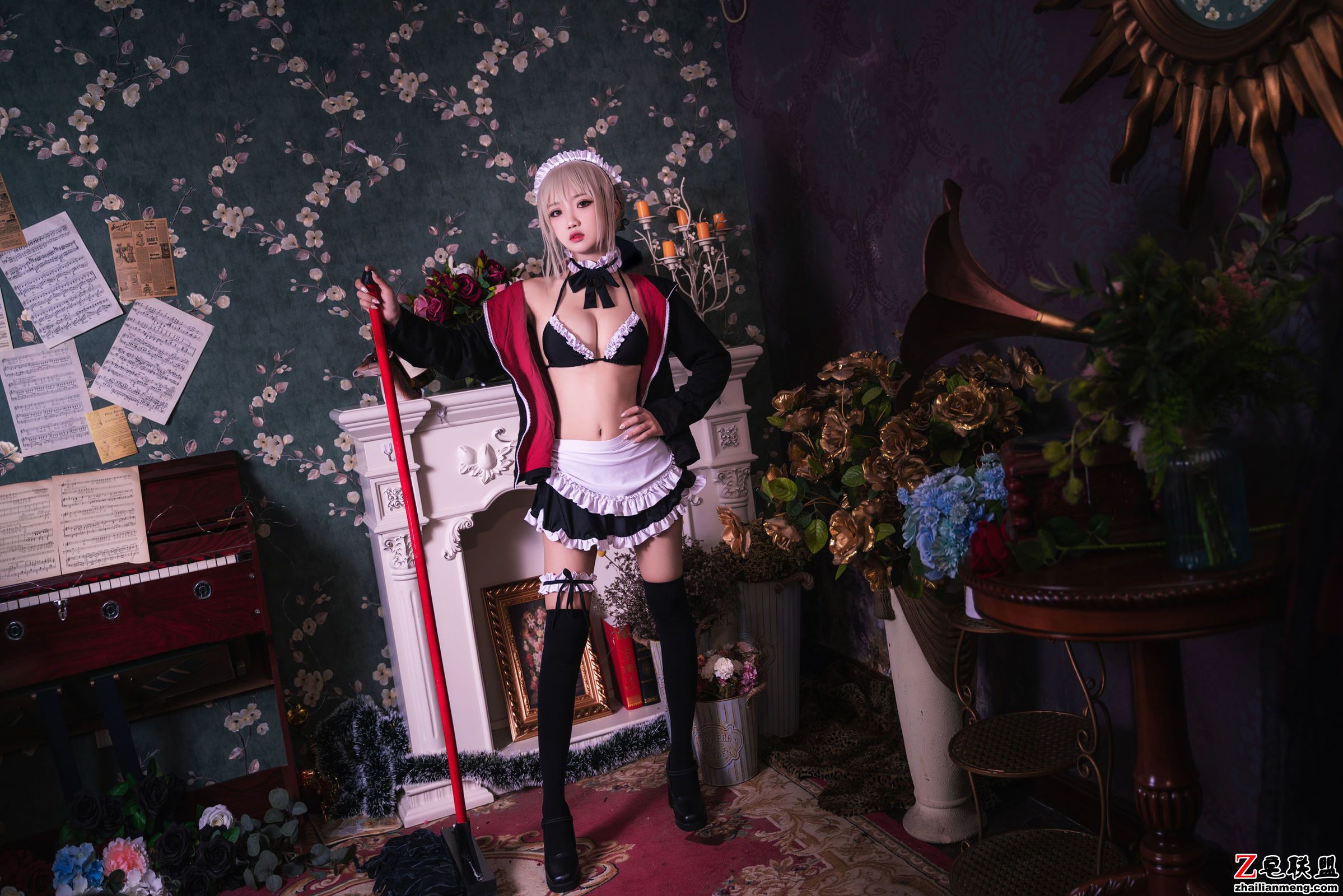 [CosPlay美女] 鬼畜瑶 - 黑呆女仆 写真套图第5张