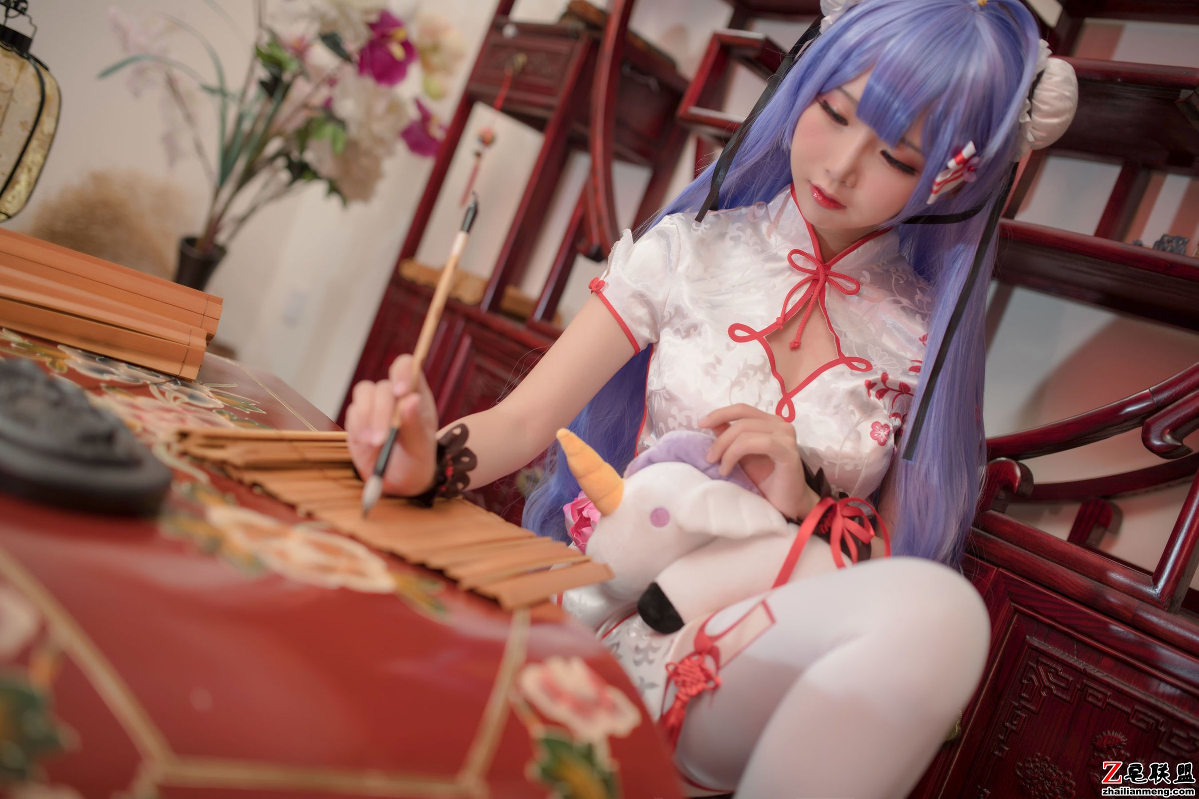 [CosPlay美女] 面饼仙儿 - 旗袍COS 写真套图第7张