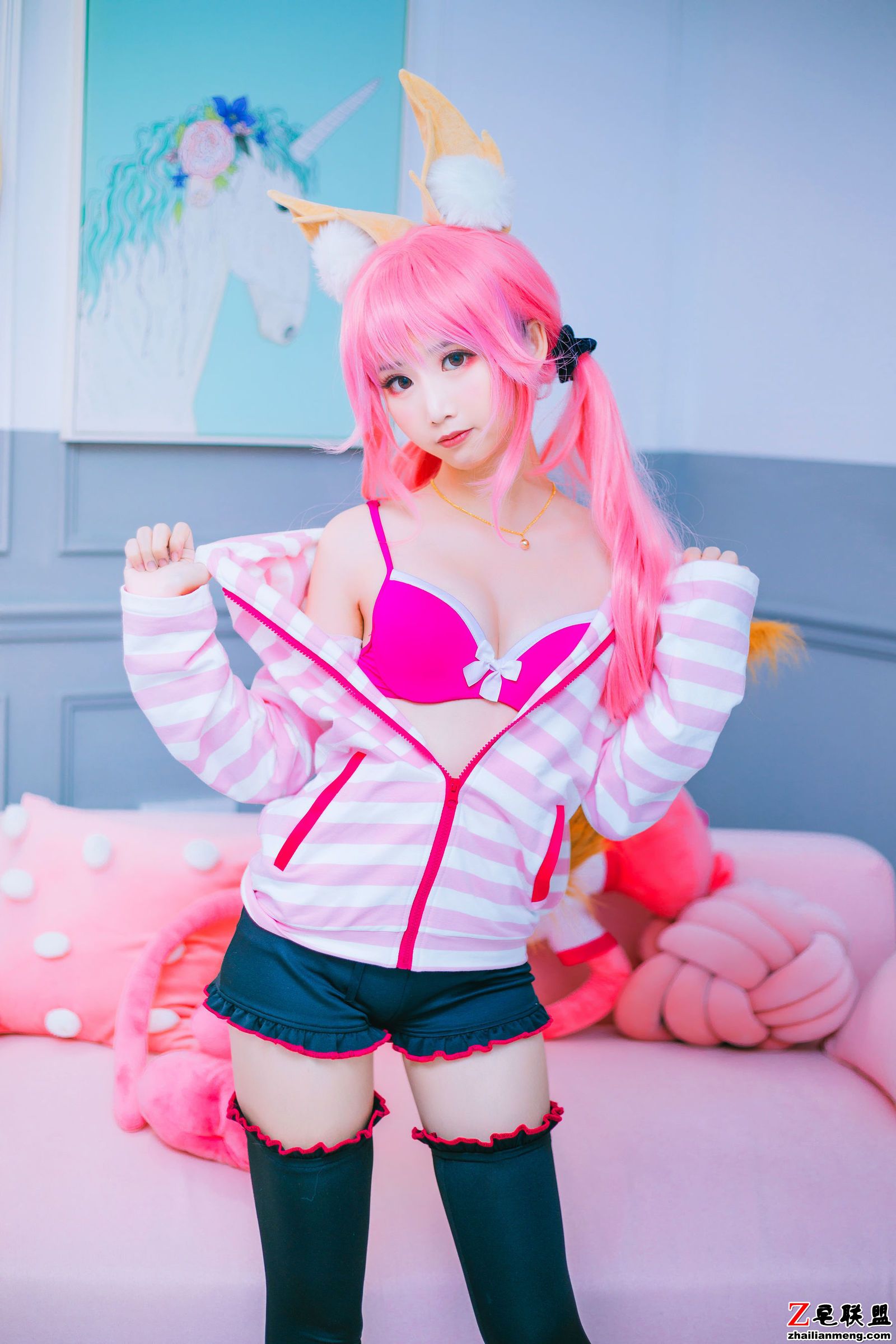 [CosPlay美女] 面饼仙儿 - 玉藻前日常 写真套图第3张