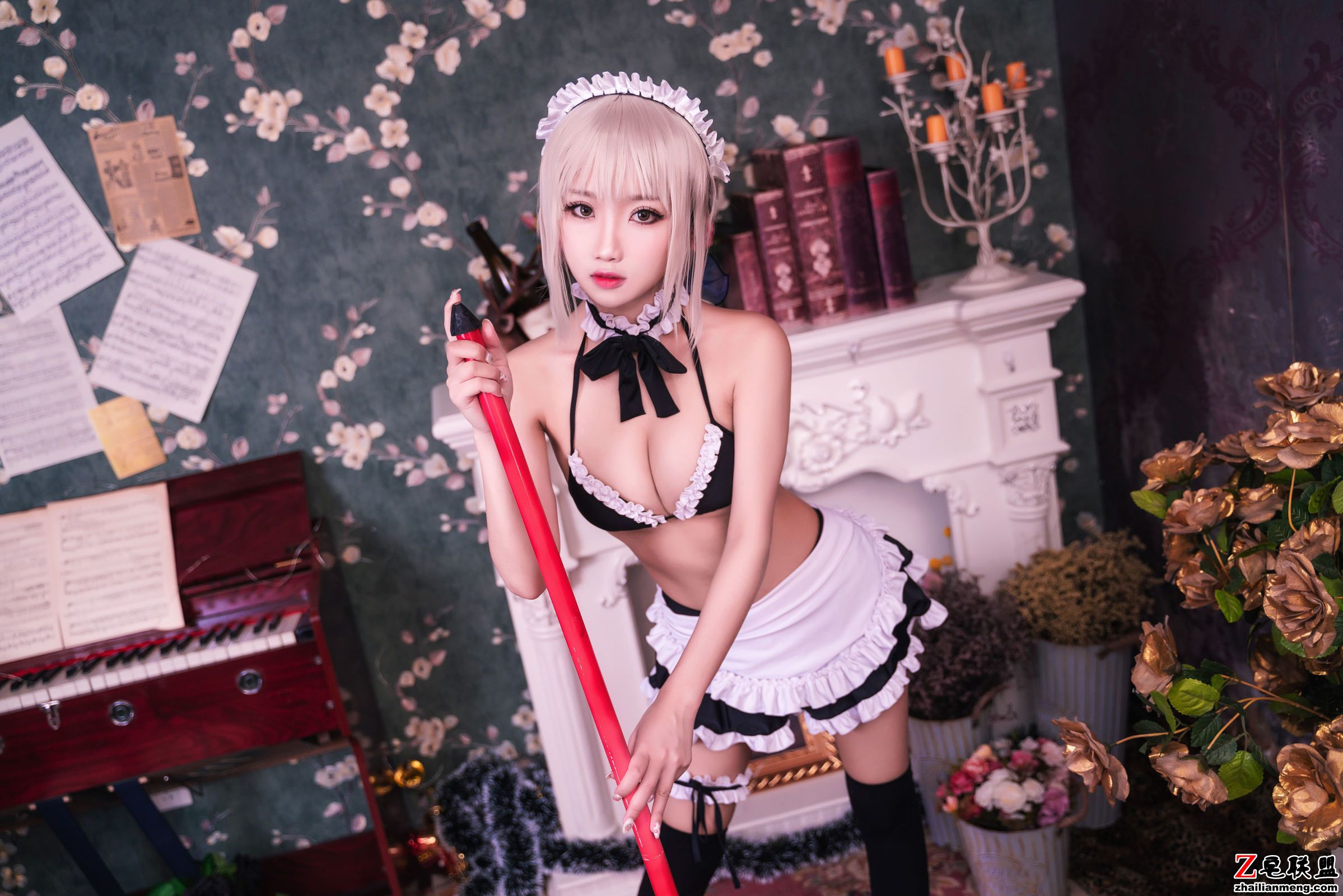 [CosPlay美女] 鬼畜瑶 - 黑呆女仆 写真套图第9张