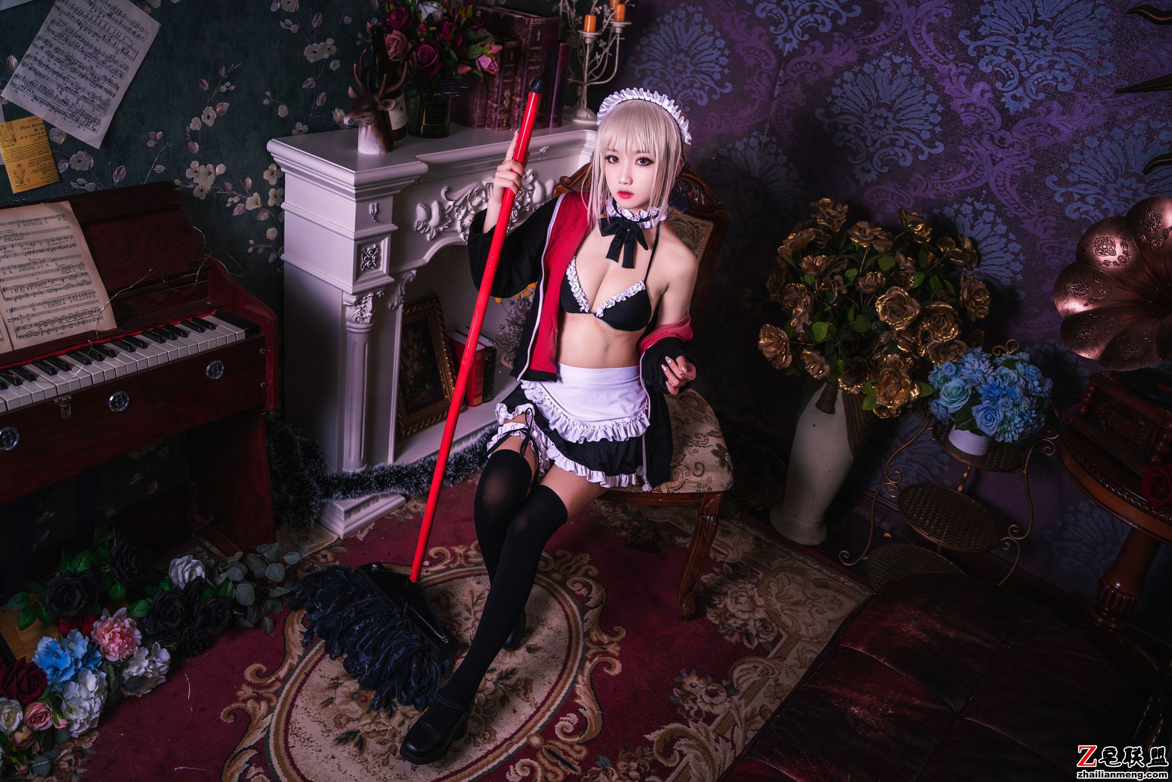 [<a href=/e/tags/?tagname=CosPlay%E7%BE%8E%E5%A5%B3 target=_blank class=infotextkey>CosPlay</a><a href=/e/tags/?tagname=%E7%BE%8E%E5%A5%B3 target=_blank class=infotextkey>美女</a>] 鬼畜瑶 - 黑呆女仆 <a href=/e/tags/?tagname=%E5%86%99%E7%9C%9F target=_blank class=infotextkey>写真</a>套图第1张