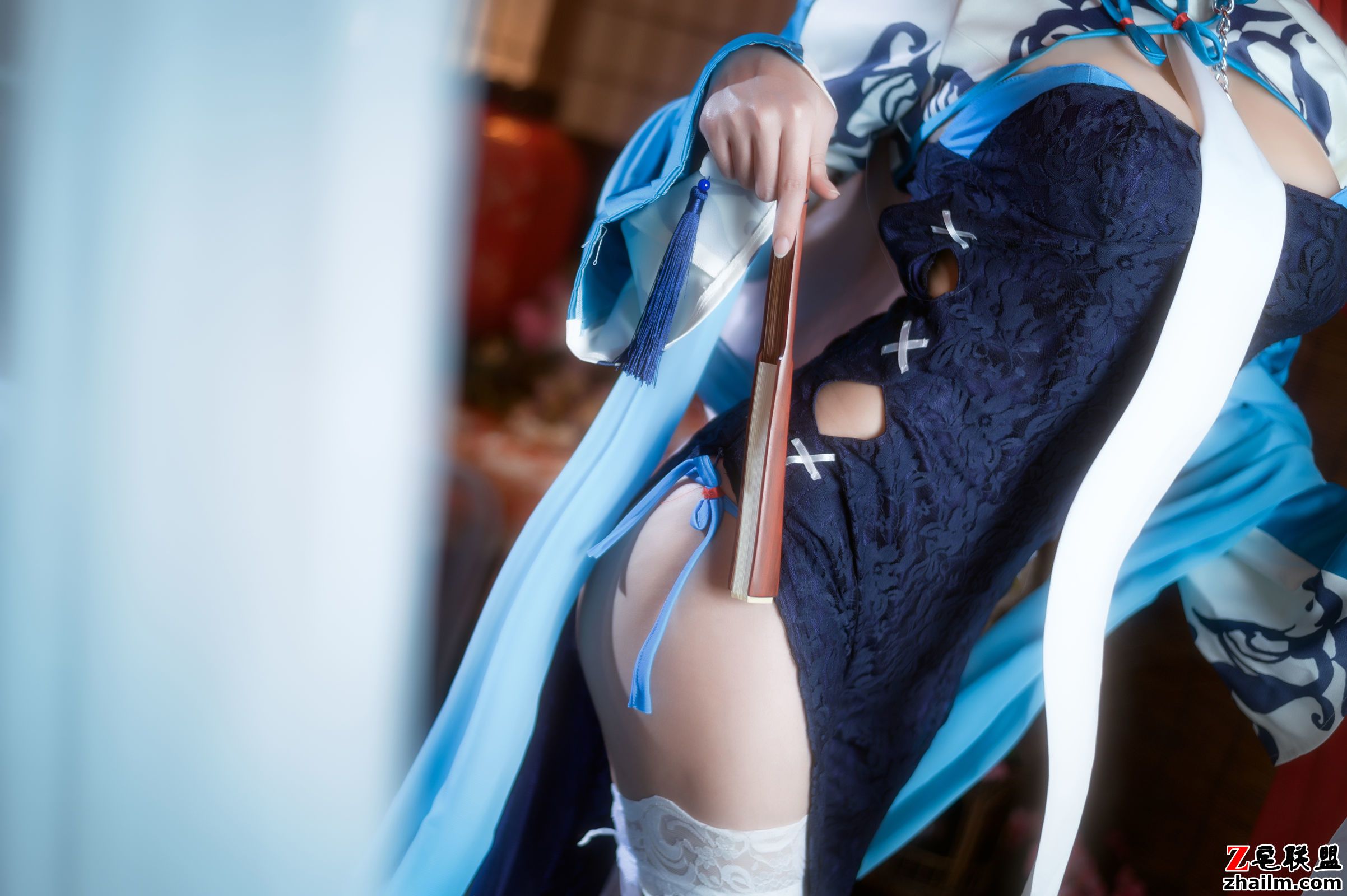 [CosPlay美女] 鳗鱼霏儿 - 碧蓝华裳 贝姐 写真套图第10张