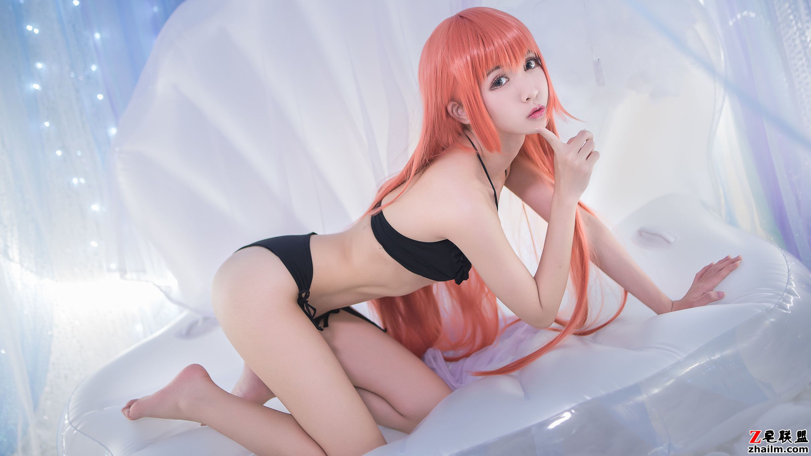 [CosPlay美女] 鳗鱼霏儿 - 红发魔女 写真套图第9张