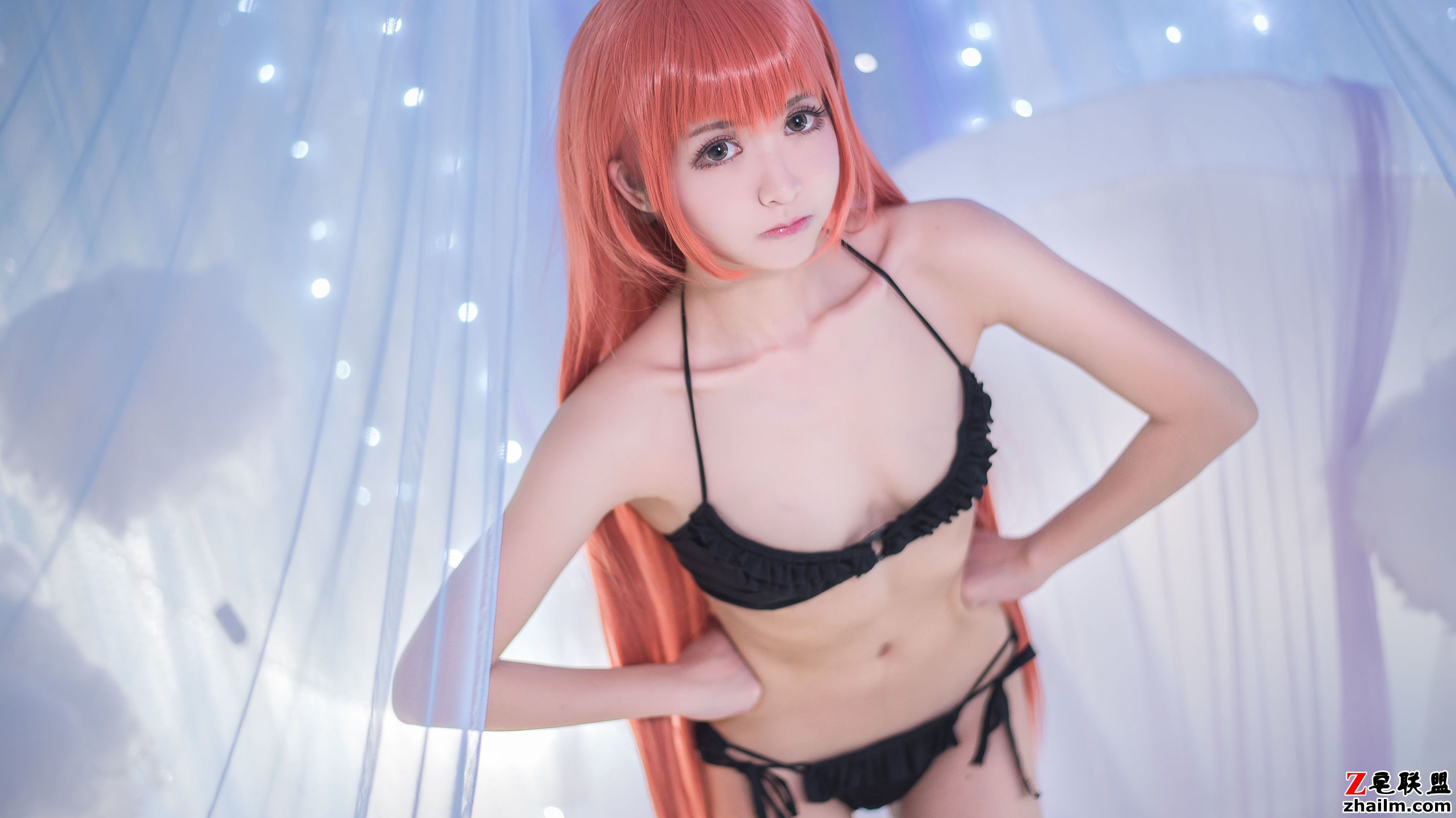 [CosPlay美女] 鳗鱼霏儿 - 红发魔女 写真套图第10张