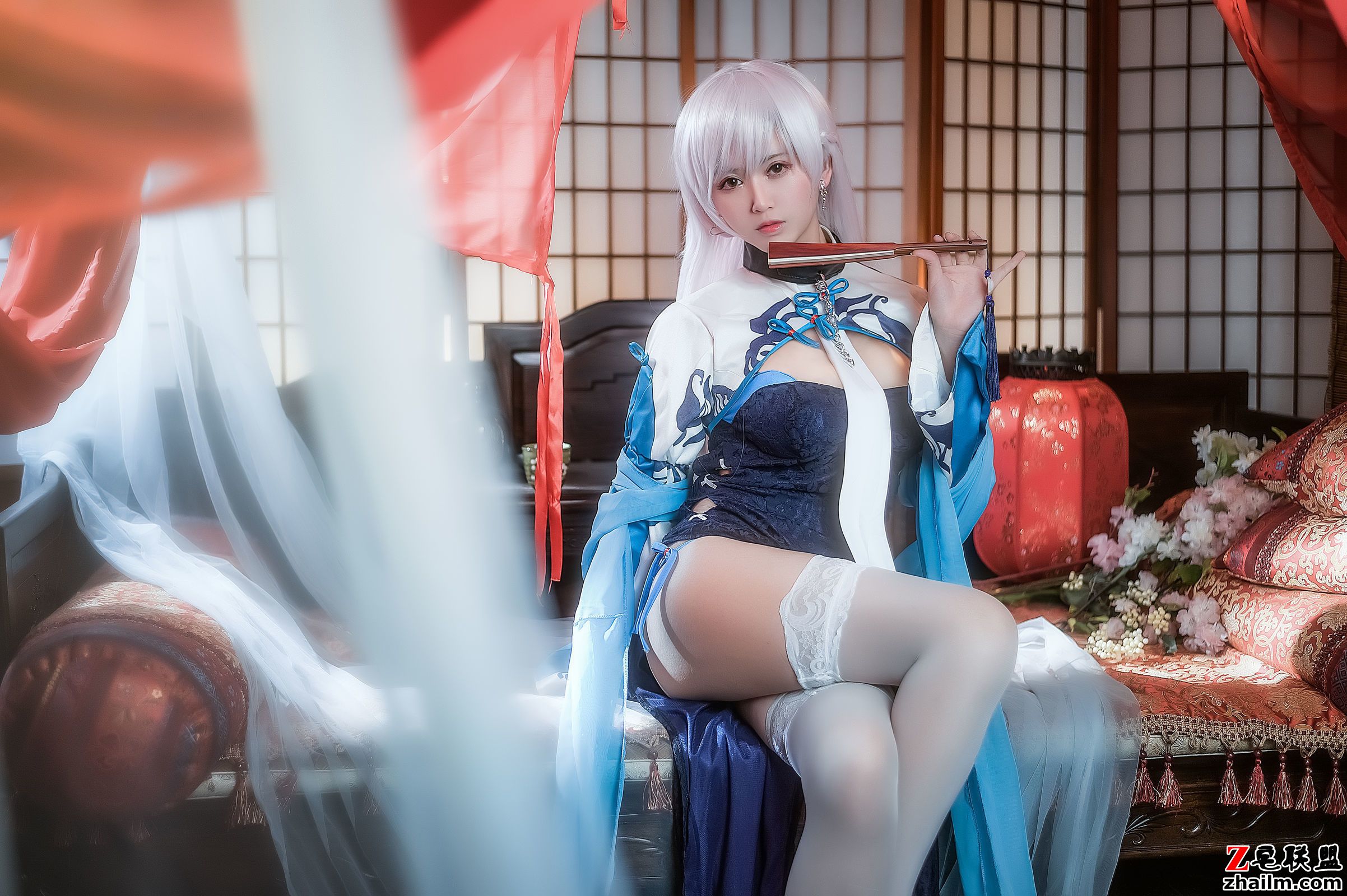 [<a href=/e/tags/?tagname=CosPlay%E7%BE%8E%E5%A5%B3 target=_blank class=infotextkey>CosPlay</a><a href=/e/tags/?tagname=%E7%BE%8E%E5%A5%B3 target=_blank class=infotextkey>美女</a>] 鳗鱼霏儿 - 碧蓝华裳 贝姐 <a href=/e/tags/?tagname=%E5%86%99%E7%9C%9F target=_blank class=infotextkey>写真</a>套图第1张