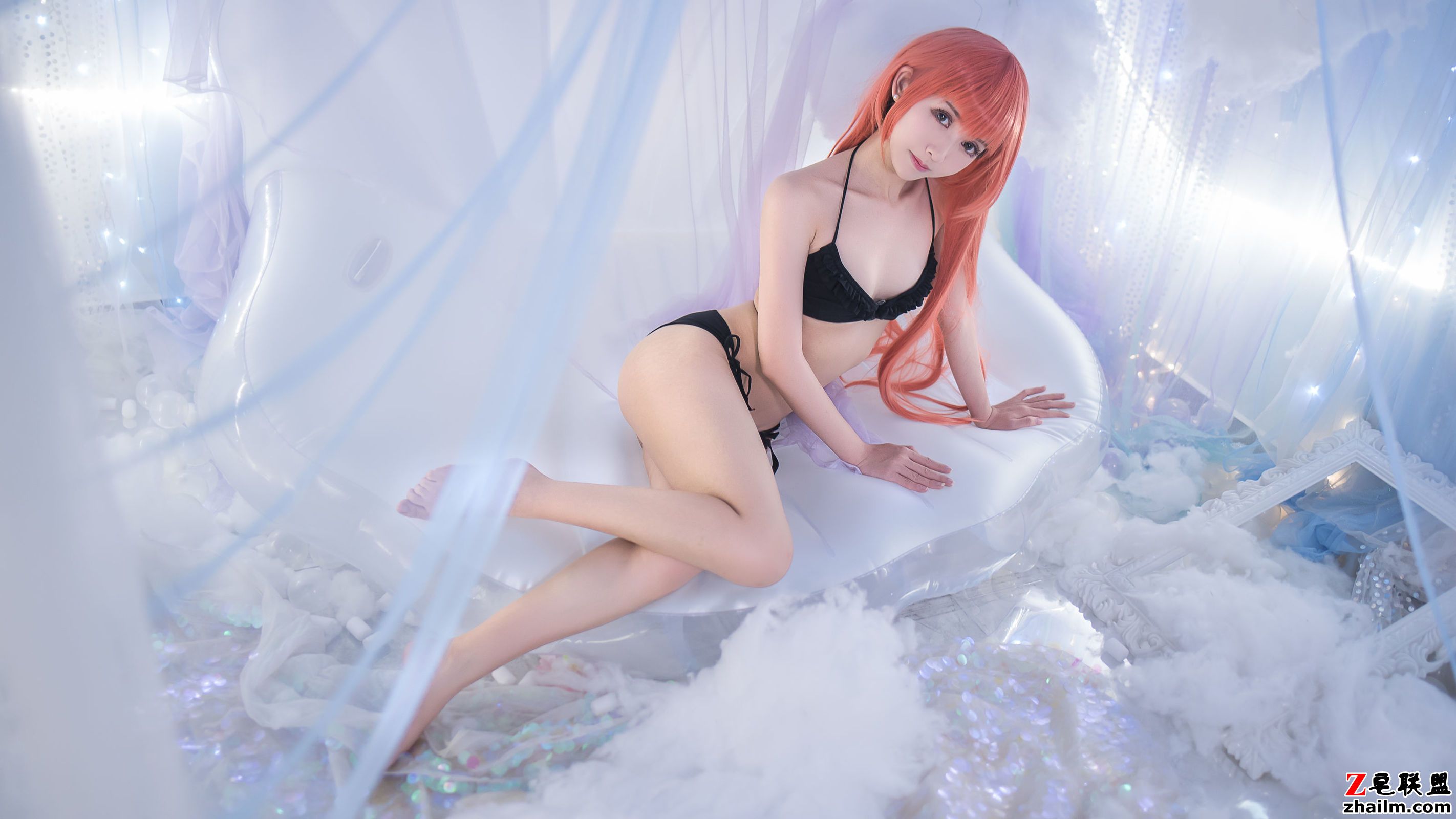 [CosPlay美女] 鳗鱼霏儿 - 红发魔女 写真套图第6张