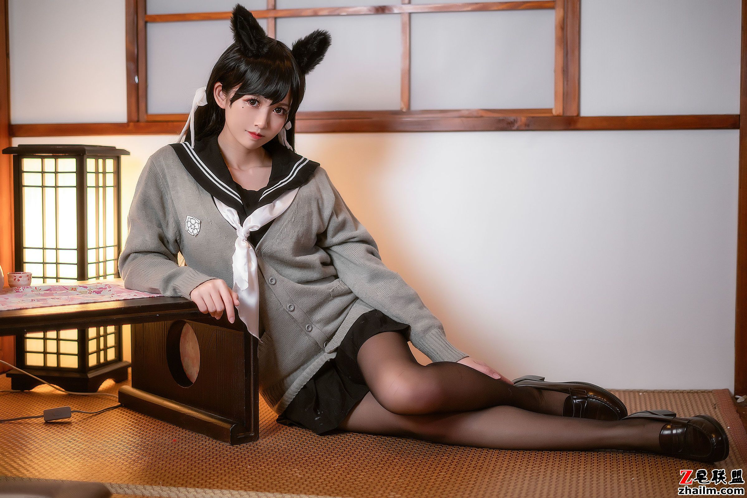 [CosPlay美女] 鳗鱼霏儿 - 碧蓝航线 校服 写真套图第9张