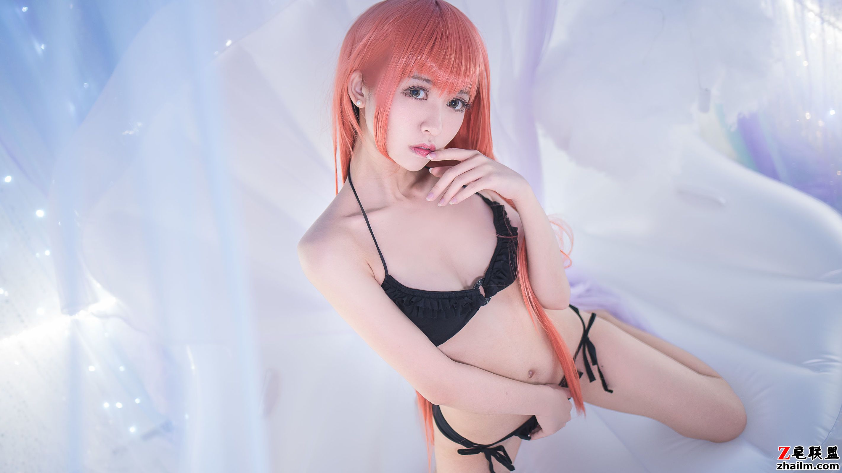 [CosPlay美女] 鳗鱼霏儿 - 红发魔女 写真套图第5张