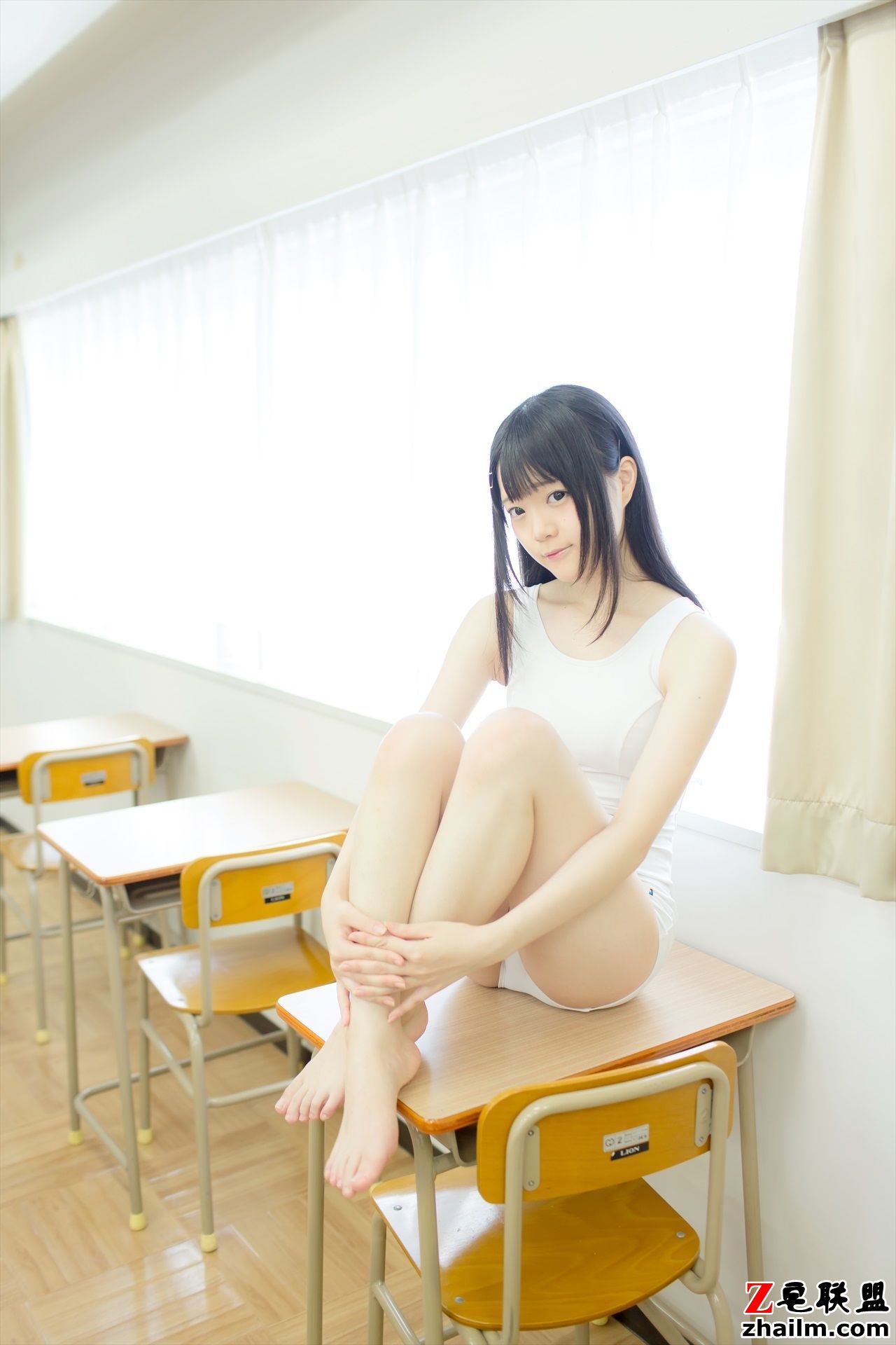 [まきろん。] 君夏 - 君と僕の夏休み 白スク 写真套图第3张