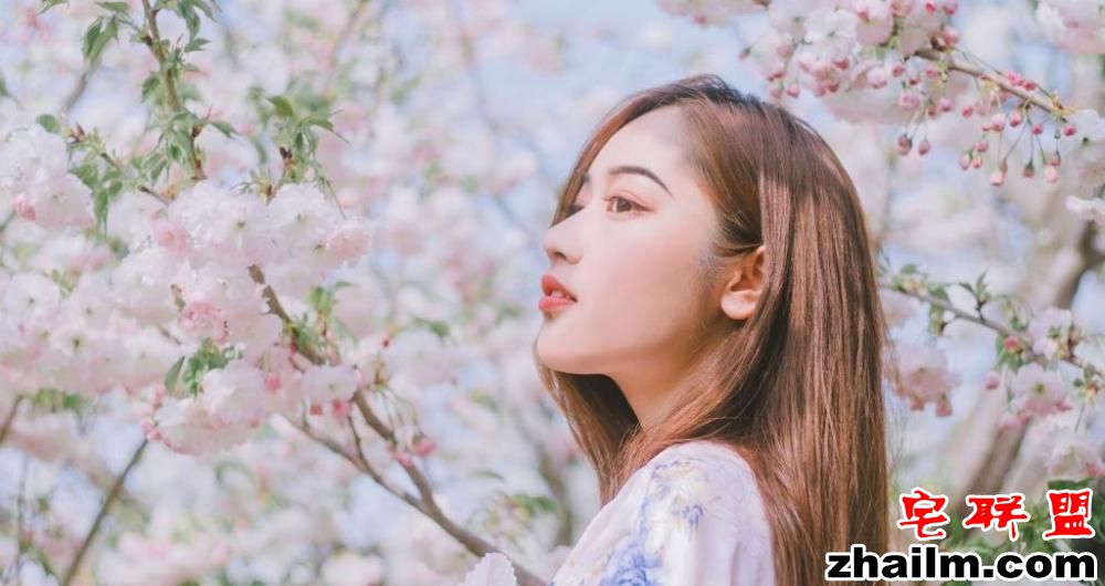 日本和服美女樱花树下唯美梦幻摄影写真图片第4张