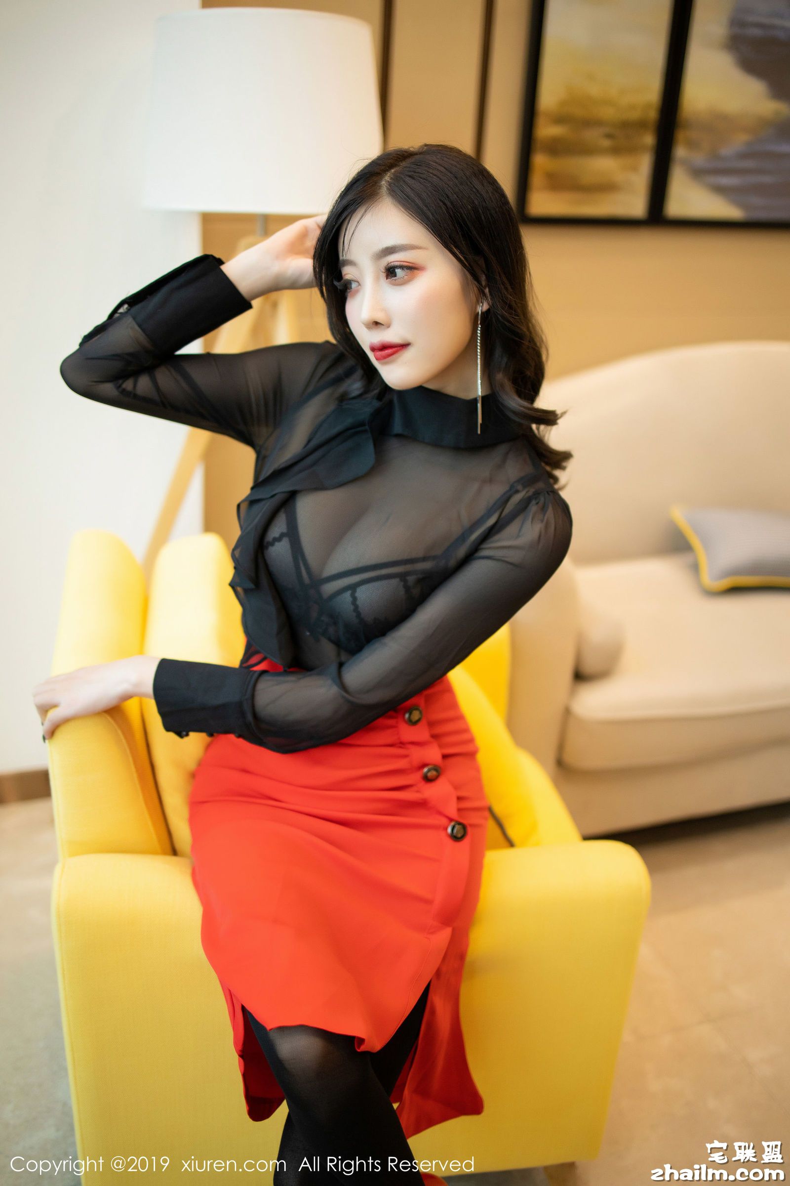 [XIUREN秀人网] No.1778 性感女神@杨晨晨sugar私房写真第3张