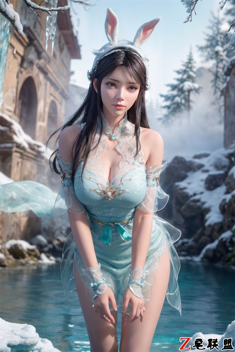 图片[4]-[AI国漫第八百二十四期] [斗破苍穹] [萧薰儿 · 系列四] 兔耳 [31P]-AI漫狐-专注分享AI国漫女神绘画图片视频