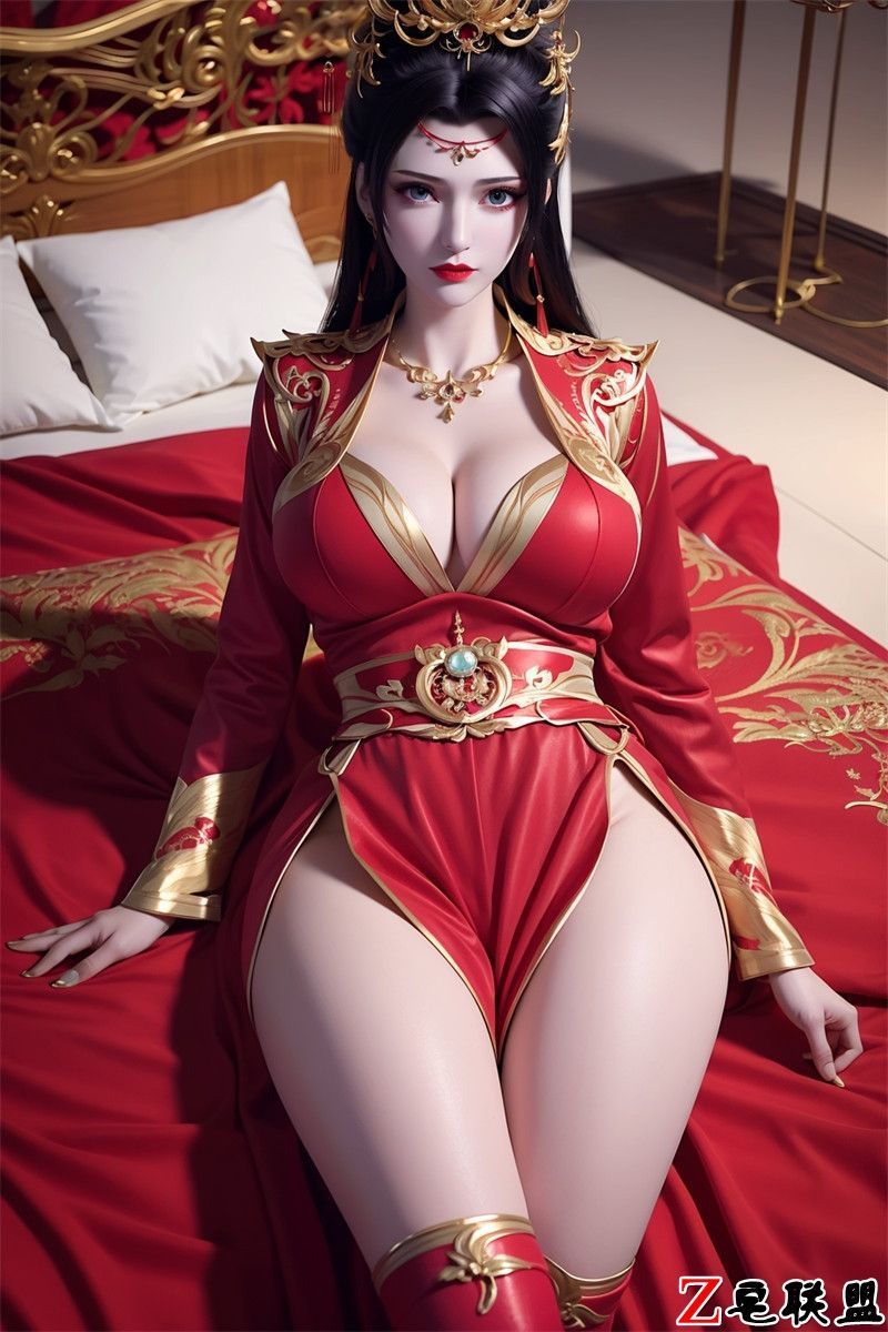 图片[4-AI国漫第1196期 斗破苍穹 云韵 · 系列五 婚服 76-AI漫狐-专注分享AI国漫女神绘画图片视频