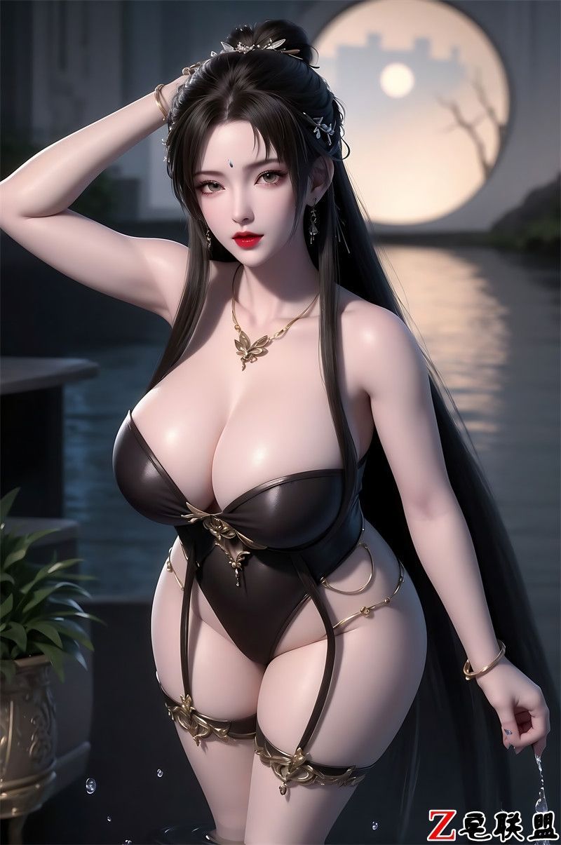 图片[2-AI国漫第一千二十七期 完美世界 清漪 · 系列三 巨乳薄纱 36-AI漫狐-专注分享AI国漫女神绘画图片视频