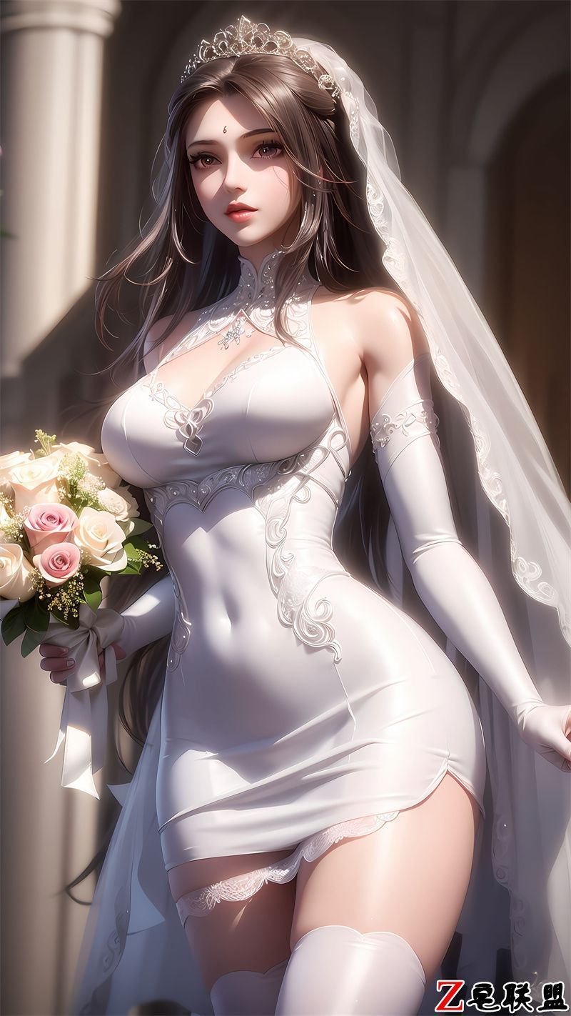 图片[1]-[AI国漫第八百八十一期] [斗罗大陆] [朱竹清 · 系列七] 婚纱 [38P]-AI漫狐-专注分享AI国漫女神绘画图片视频