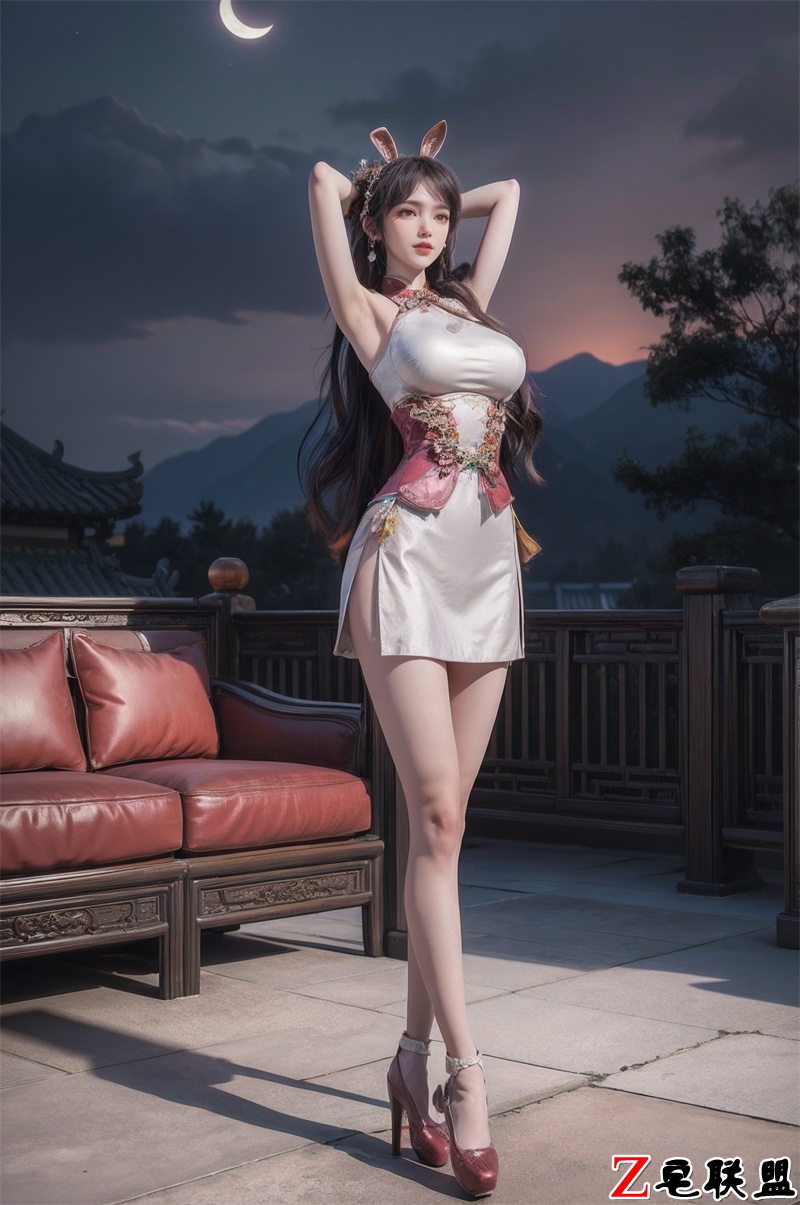 图片[2-AI国漫第154期 旗袍兔女郎 54-AI漫狐-专注分享AI国漫女神绘画图片视频